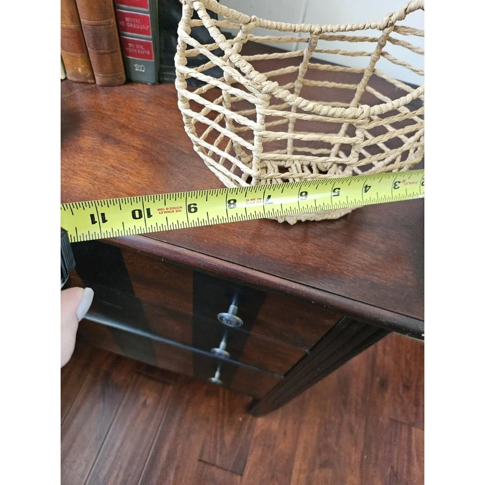 Hen Basket Open Weave Chicken Decor  Farmhouse/whimsy